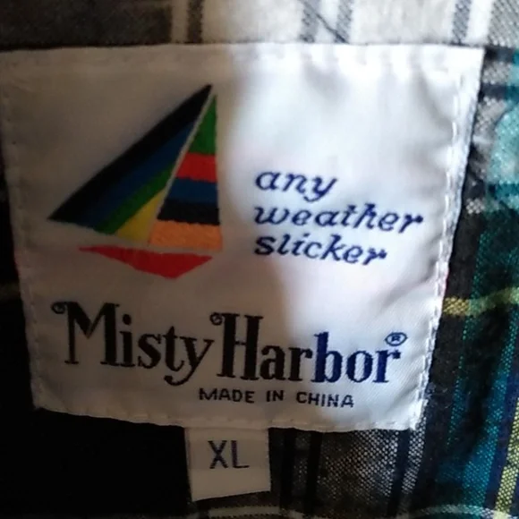Misty Harbor Rain Slicker XL - Picture 5 of 7